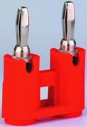Conn Banana PL 2 POS ST Cable Mount 2 Port