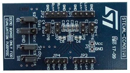 Filter Free Stereo 2X2.5 W ClassD Audio Power Amplifier Demonstration Board Based On The TS2012FC