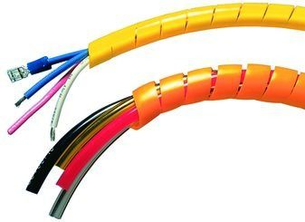Cable Accessories Spiral Wrap Polyethylene Black