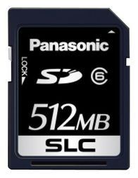 SD Card 512MB SLC 4.6V Industrial Temp