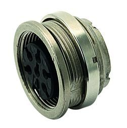 Conn Circular F 7 POS Crimp ST Panel Mount 7 Terminal 1 Port
