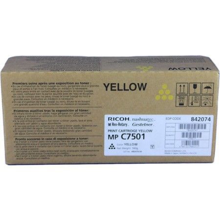 Картридж 842074  type MP C7501E 841411 для Aficio MP C6501/C7501  yellow, ресурс 21600 стр
