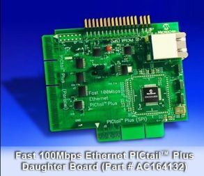 Fast 100Mbps Ethernet PICtail Plus Daughter Board