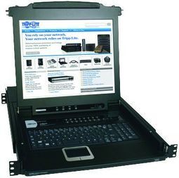 16-PORT RACKMOUNT CONSOLE KVM SWITCH W/ 17 INCH LCD 1URM