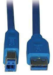 10FT USB 3.0 SUPERSPEED DEVICE CABLE 5 GBPS A MALE TO B MALE