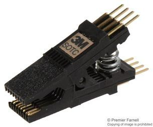 Conn SOIC Test Clip PIN 16 POS Solder ST SMD 1 Port