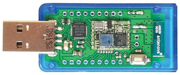 Evaluation Board For USB Dongle For The Bluetooth Class 2 SPBT2532C2.AT Module