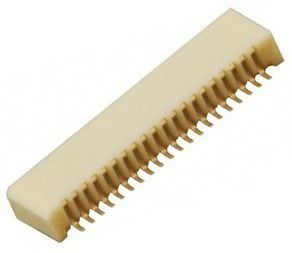 Conn FPC Connector SKT 5 POS 1mm Solder RA SMD T/R