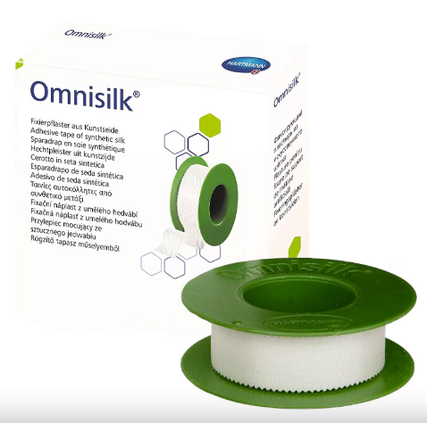 OMNISILK - фикс пластырь 2,5смx9,2м №1,  9004193, Hartmann
