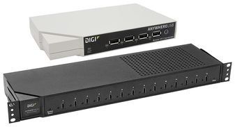 14-Port Network Attached USB Hub