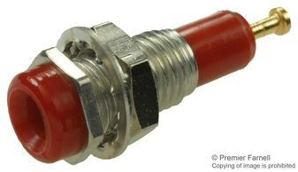 Conn Tip Jack F 1 POS ST Jam Nut 1 Port