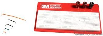 80610362636 922309=309SOLDERLESSBREADBOARDRED300SERIES