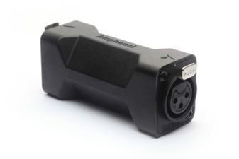 Conn XLR Adapter F-F 3/3 POS ST 3 Terminal 2 Port