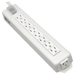 POWER STRIP 120V 5-15R 9 OUTLET METAL 15FT CORD 5-15P