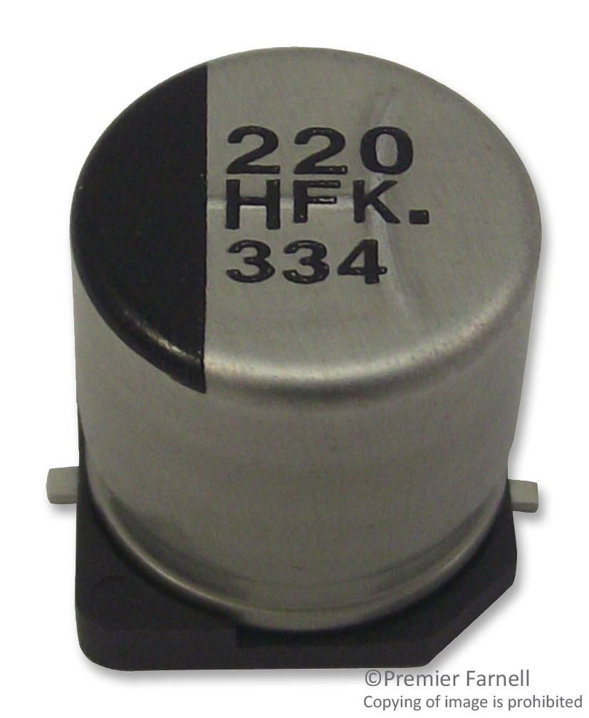 Cap Aluminum 100uF 160V 20% (18 X 21.5mm) SMD 1060mA 5000 hr 105°C T/R