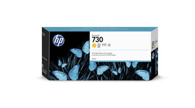 "Картридж HP P2V70A №730 желтый HP DesignJet T1600 36"""