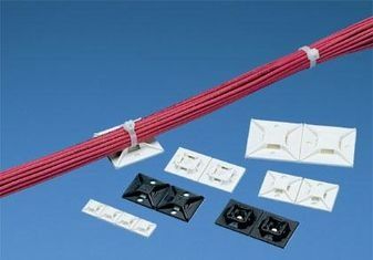 Cable Accessories Adhesive Backed Cable Tie Mount Nylon 6.6 Black