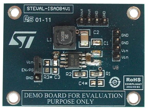 Four Ampere Peak, 800 KHz Fixed-Frequency PWM Synchronous Step-Down Demonstration Board