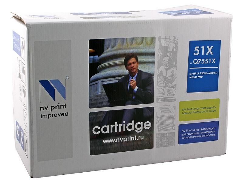 Картридж NV Print Q7551X для HP LJ P3005/M3027 13K