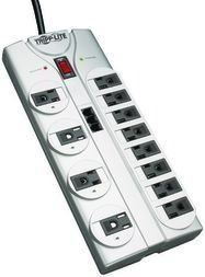SURGE PROTECTOR 12 OUTLETS, TEL/DSL, 8FT CORD, 2160 JOULES