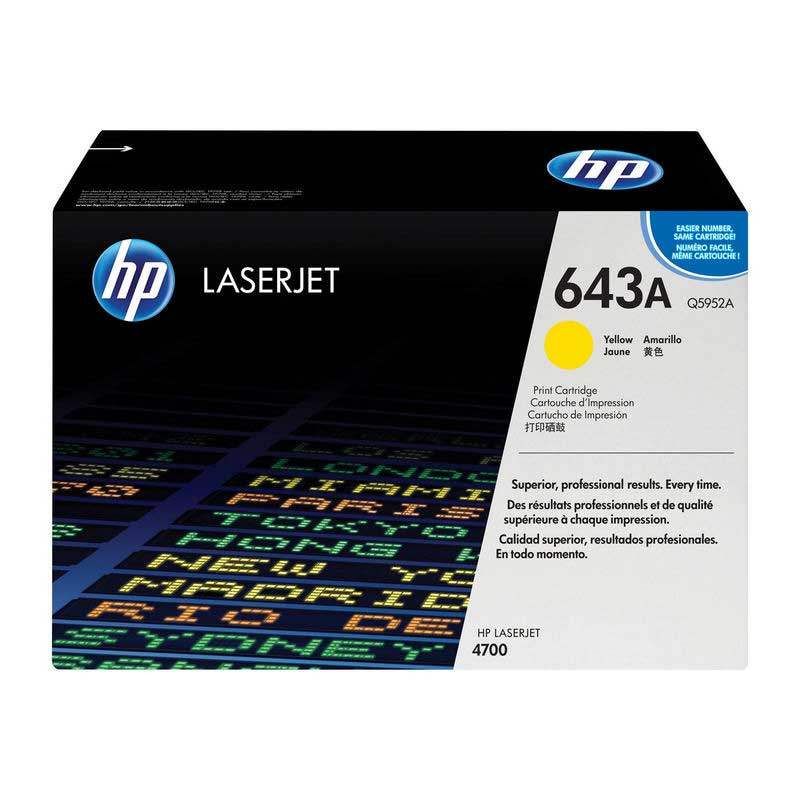 Картридж Q5952A (643A) для HP CLJ 4700 желтый