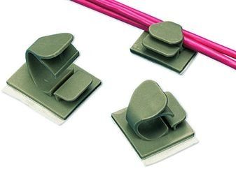 Cable Accessories Latching Wire Clip Nylon 6.6 Black