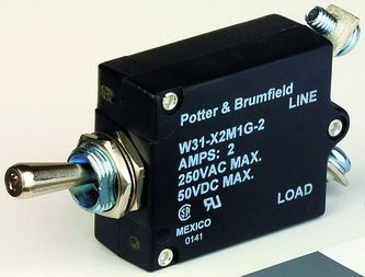 Circuit Breaker Thermal 1Pole 15A 250VAC/50VDC
