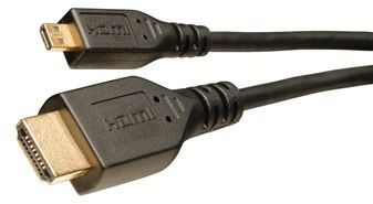 3FT HDMI TO MICRO HDMI CABLE W/ ETHERNET VIDEO AUDIO ADAPTER