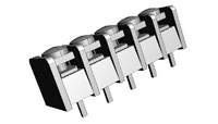 Conn Barrier Strip 5 POS 8.26mm Solder ST Thru-Hole