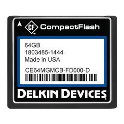CompactFlash, Gen V, 64GB, SLC, Ind Temp, UDMA 6, Fixed, DMA Enabled