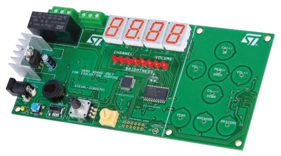 Smart Touch Panel Interface Based On The STMPE1208S, Stled316S And STM8S