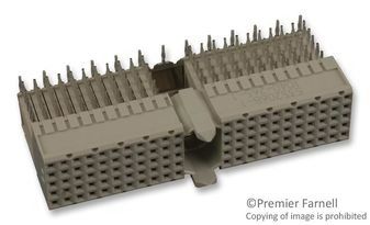 Conn Hard Metric RCP 110 POS 2mm Solder RA Thru-Hole