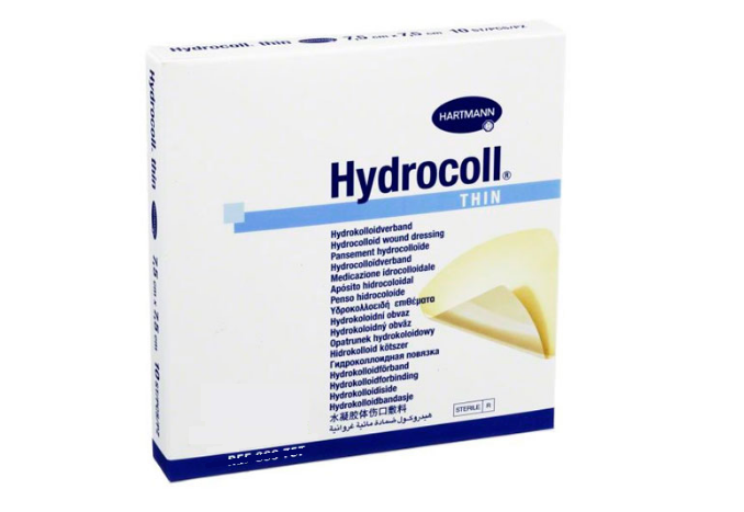 HYDROCOLL thin - На слабоэкссудирующие раны, 15x15см; №5,  9007602, Hartmann