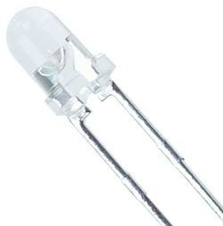 LED Uni-Color White 2-Pin T-1 3/4