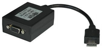 HDMI TO VGA AUDIO CONVERTER ADAPTER FOR ULTRABOOK LAPTOP PC