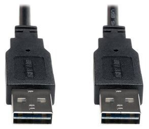 3FT USB 2.0 HI-SPEED UNIVERSAL REVERSIBLE CONNECTOR CABLE