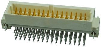 Conn DIN 41612 PIN 48 POS 2.54mm Solder RA Thru-Hole