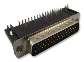 Conn High Density D-Sub PIN 44 POS 2.29mm Solder RA Thru-Hole 44 Terminal 1 Port Tray