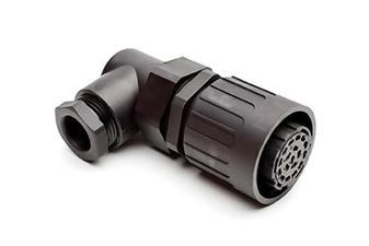 Conn Circular F 18 POS Crimp RA Cable Mount 18 Terminal 1 Port