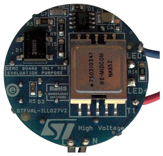 DEMO Board Implements A Nonisolated, Soft-Switched, Single-Stage, High Power Factor Offline LED Driver