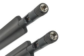 698MHz to 2.7GHz LTE Hinged External Antenna with SMA Male Connector Black