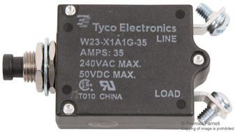 Circuit Breaker Thermal 1Pole 35A 240VAC/50VDC