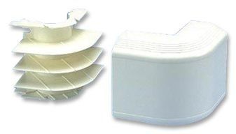 Cable Accessories Outside Corner Fitting Polyvinyl Chloride Off White