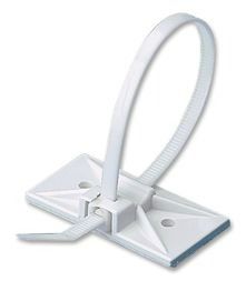 Cable Accessories Tie Mount Acrylonitrile Butadiene Styrene Ivory