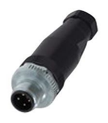 Conn M12 Circular M 5 POS Screw ST Cable Mount 5 Terminal 1 Port