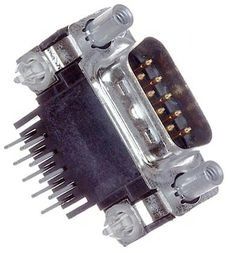 Conn D-Subminiature PIN 9 POS 2.74mm Solder RA Thru-Hole 9 Terminal 1 Port