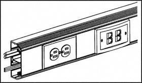 Cable Accessories Inside Corner Fitting Polyvinyl Chloride Ivory