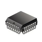 Clock Driver 2-IN TTL 28-Pin PLCC Rail