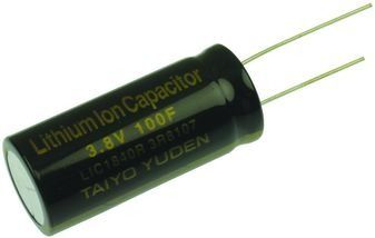 Cap 100F 3.8V 20% Radial Aluminum Cylindrical Can 60°C