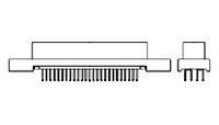 Conn D-Subminiature M 100 POS Solder ST Thru-Hole 100 Terminal 1 Port